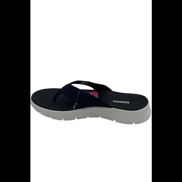 Skechers GOwalk Flex Arch Fit Vegan Washbl. Knit Sandals Splendor Navy - Medium - Picture 3 of 3